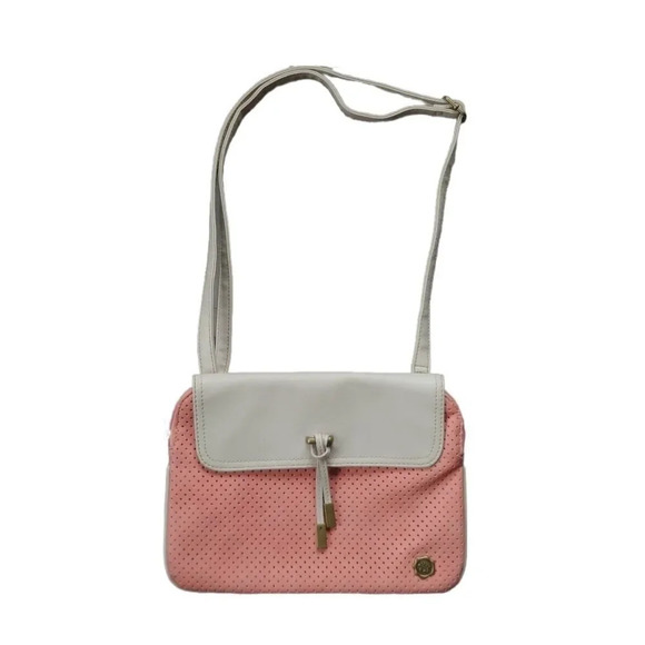 Fiorelli Purse, Salmon/Tan, Adjustable Strap - Picture 1 of 15